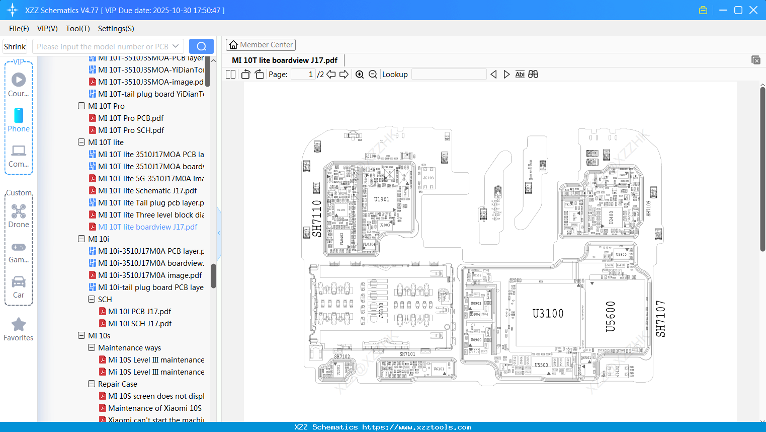 Xiaomi MI 10T Lite Boardview J17